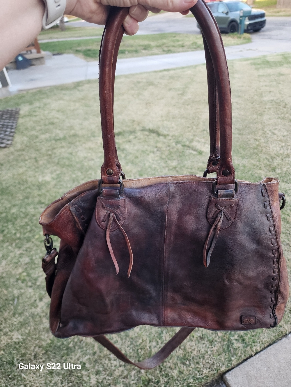 Bed Stu Brown Leather Bag - Picture 11 of 12